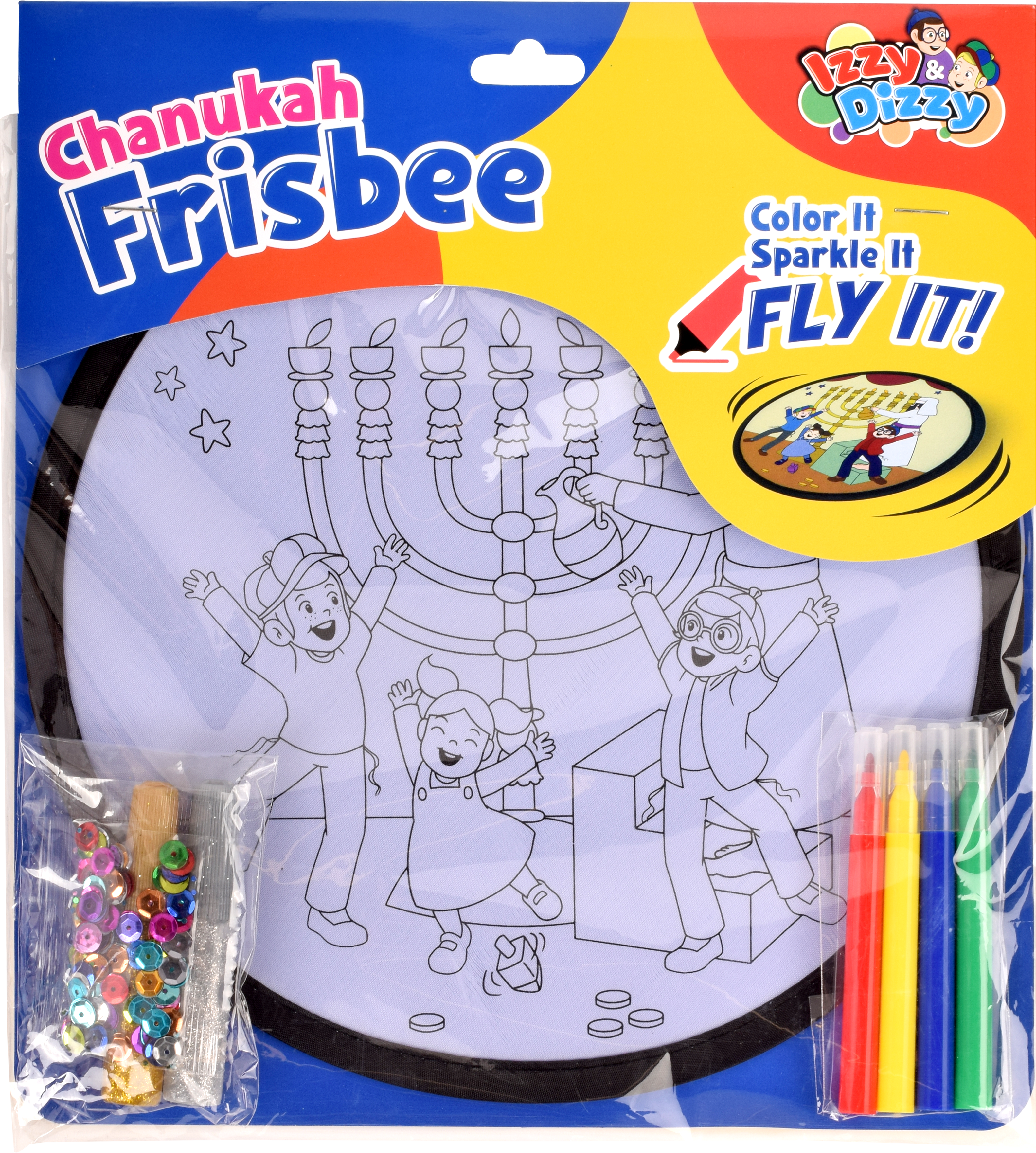 Coloring Frisbee Kit — Judaica Square