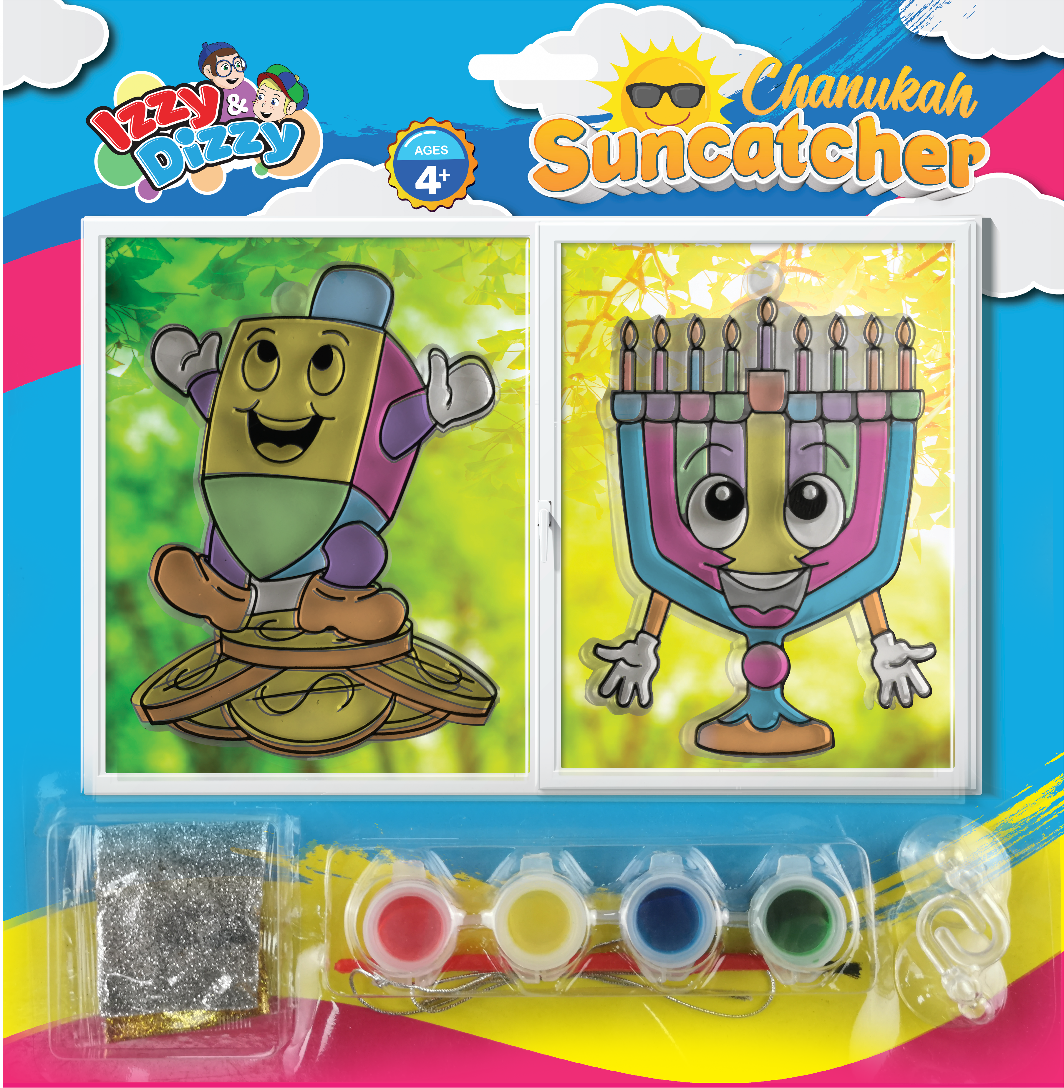 Chanukah Suncatcher Kit — Judaica Square