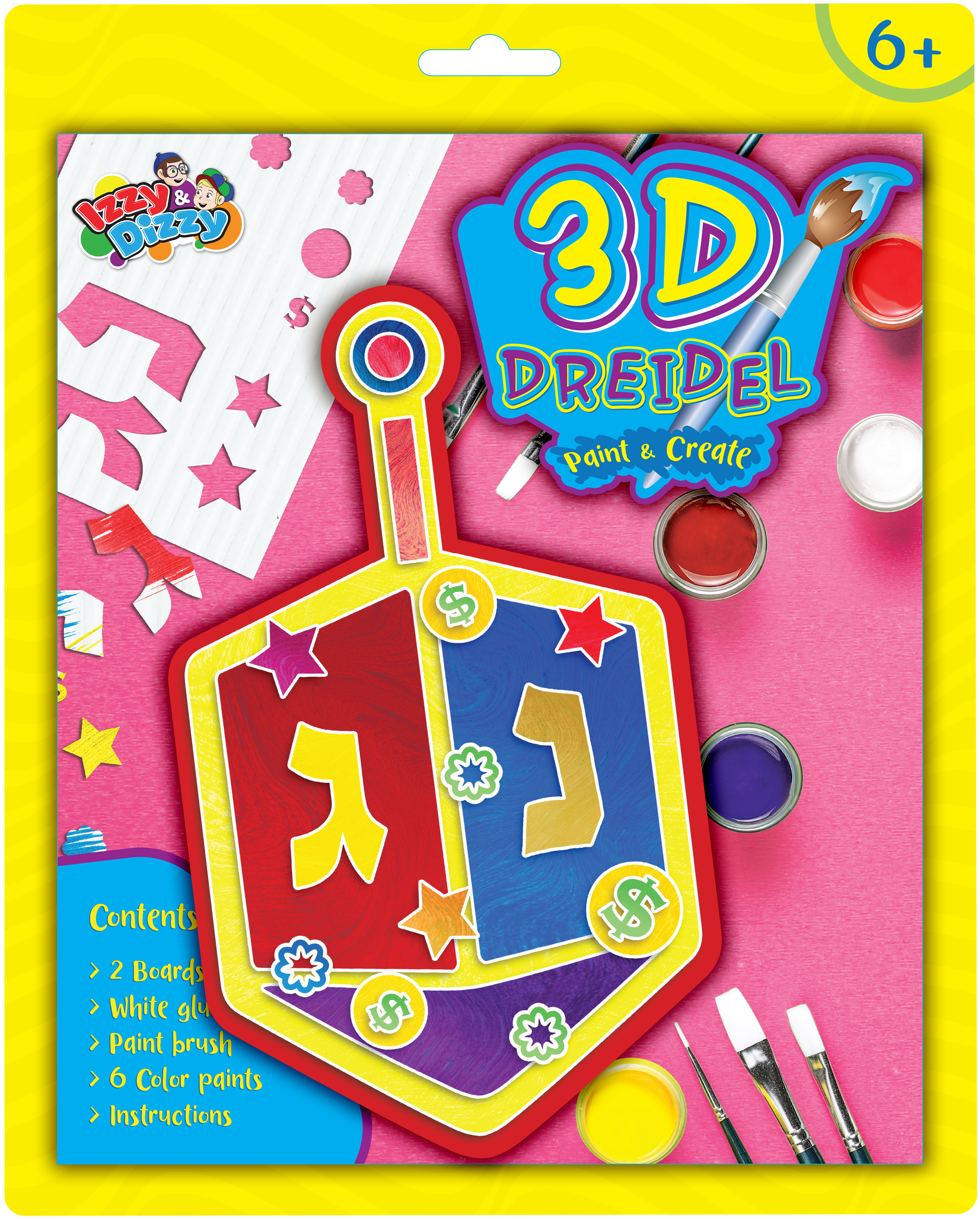 Chanukah 3D Craft Kit — Judaica Square