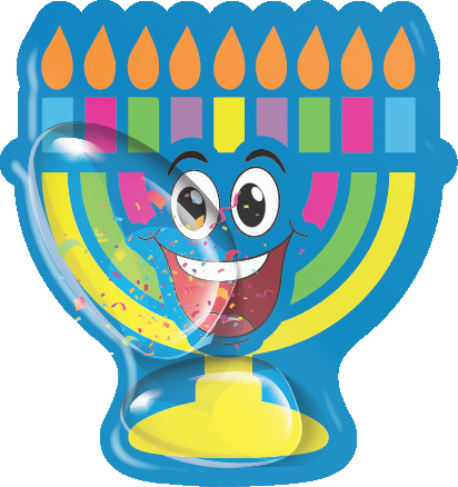 Chanukah Water Stickers — Judaica Square