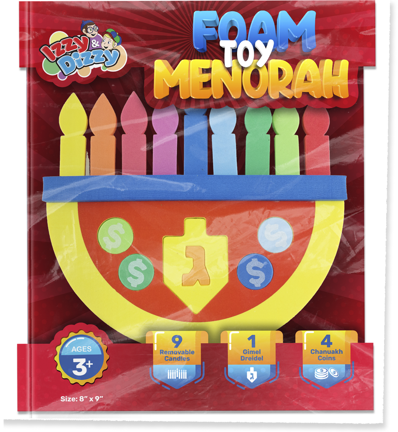 Foam Menorah — Judaica Square