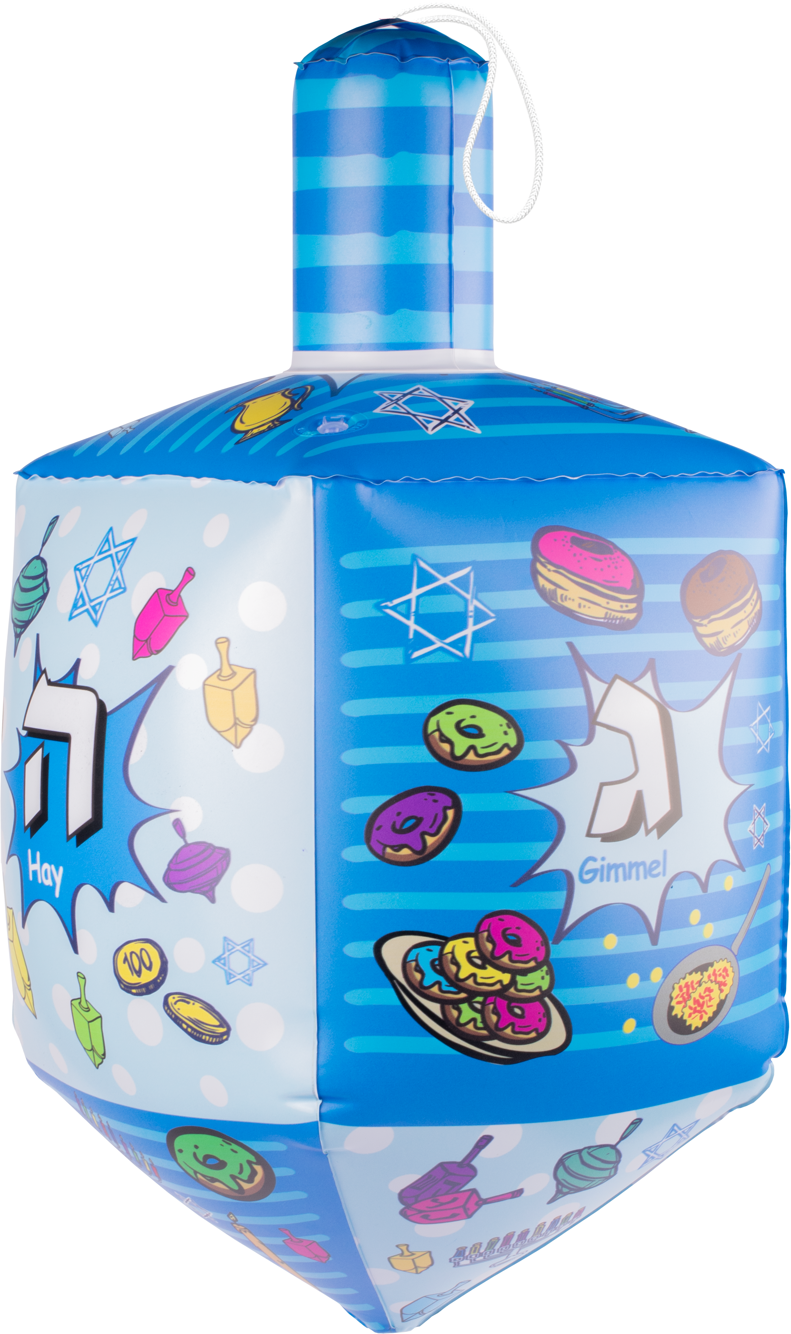 Inflatable Dreidel - Blue — Judaica Square