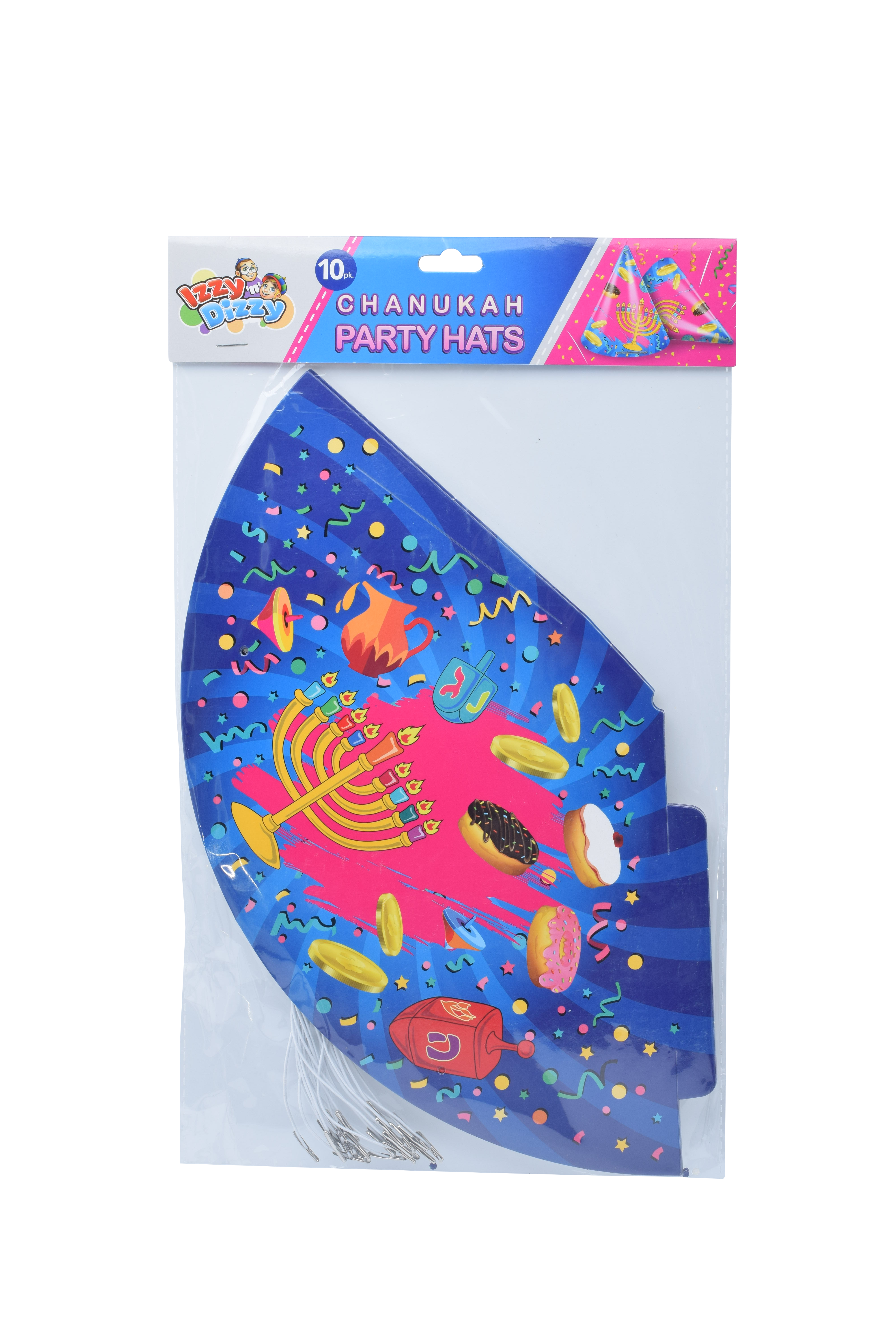 10pk Party Hats — Judaica Square