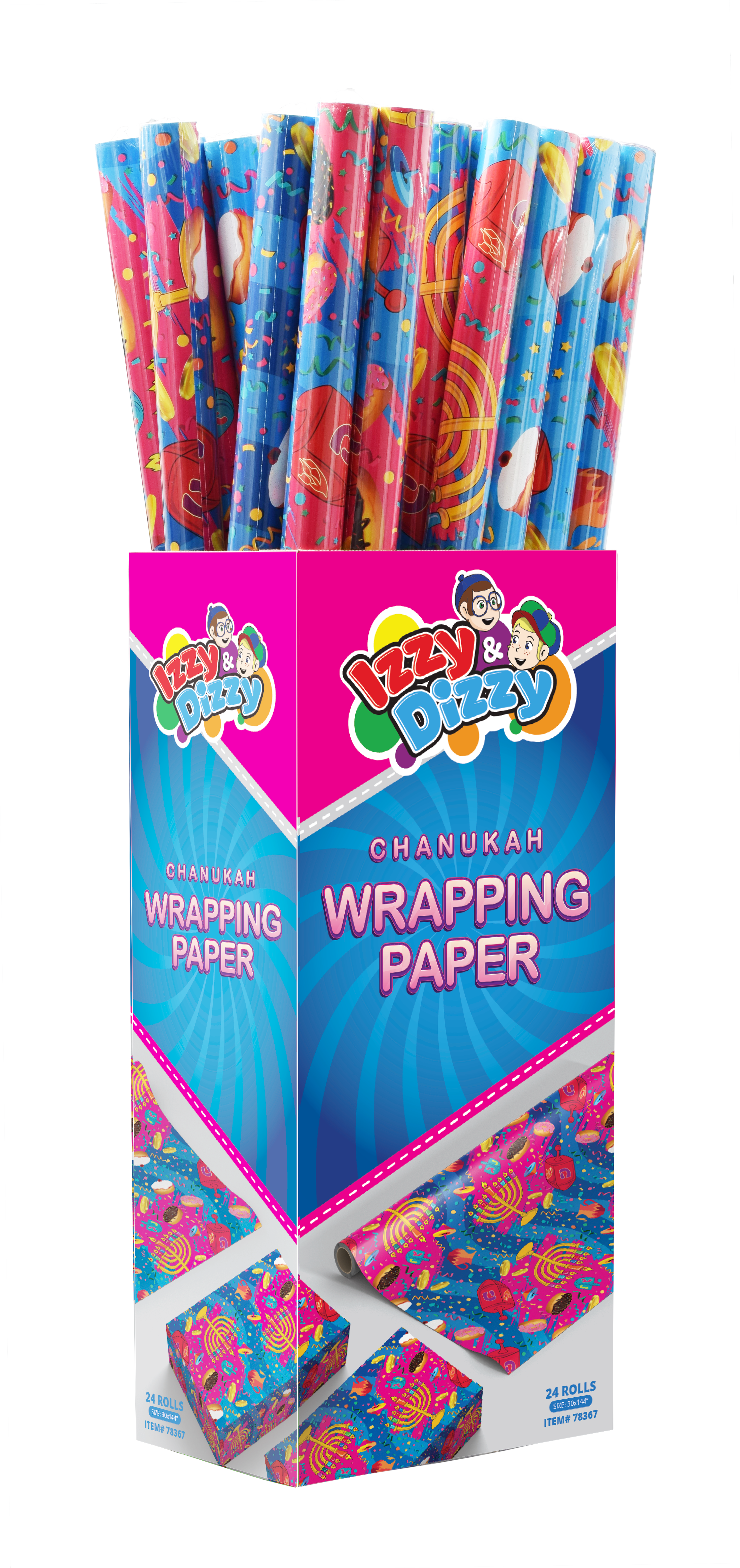 Chanukah Wrapping Paper — Judaica Square