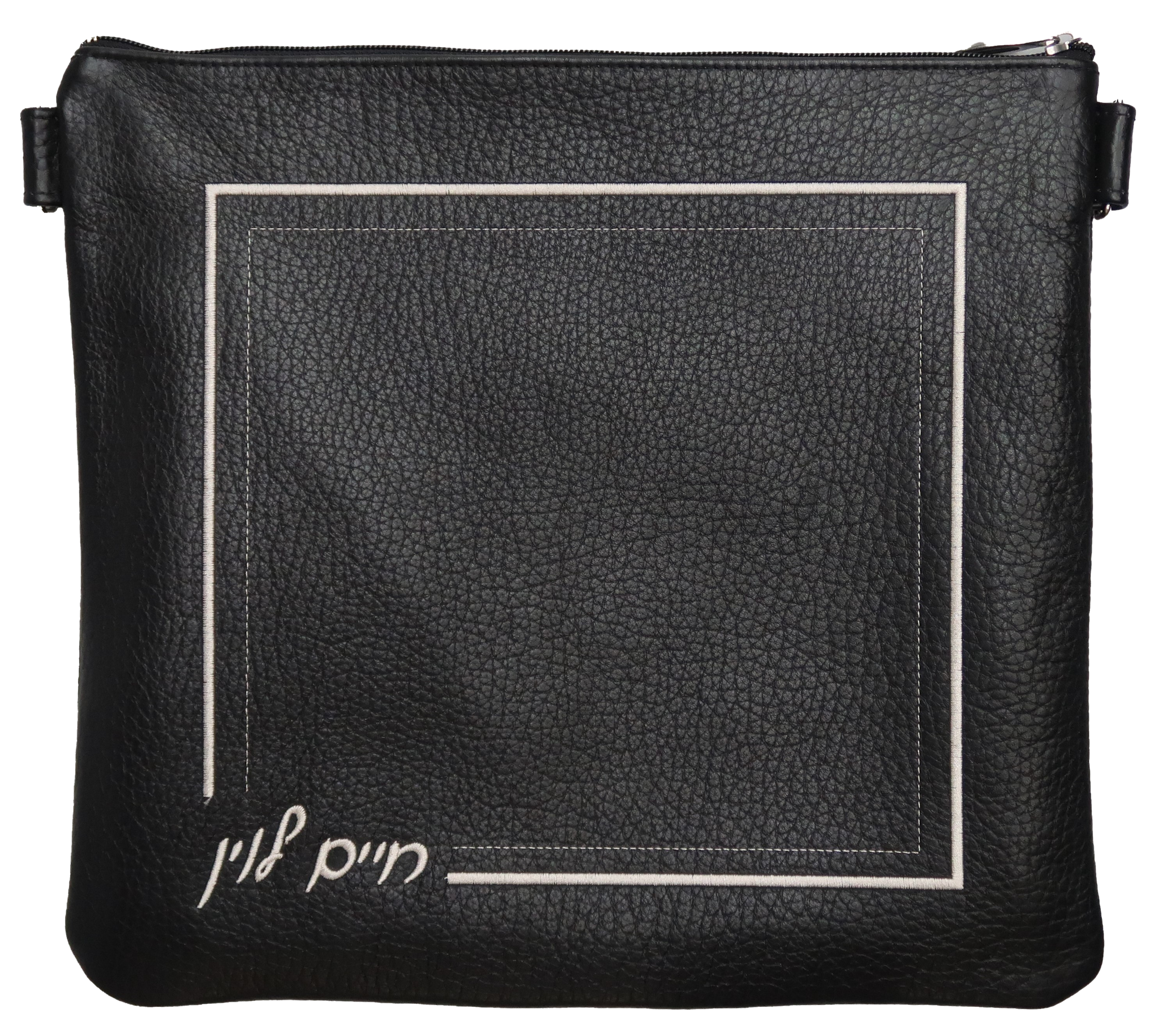 Prestige Classic Leather Tallit & Tefillin Bag (795B-BK)