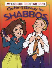 Getting Ready For Shabbos Coloring Book