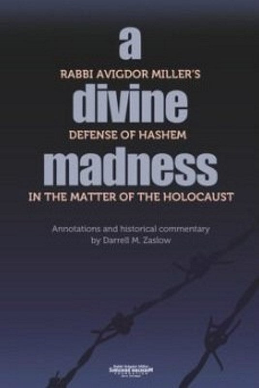 A Divine Madness: Rabbi Avigdor Miller's Defense of Hashem in the Matter of the Holocaust — English Seforim from Darrell M. Z