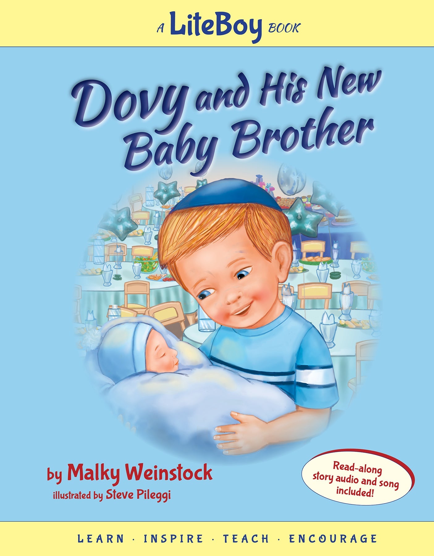 Lite Boy #8 - Dovy and His New Baby Brother by Malky Weinstock — Judaica Press