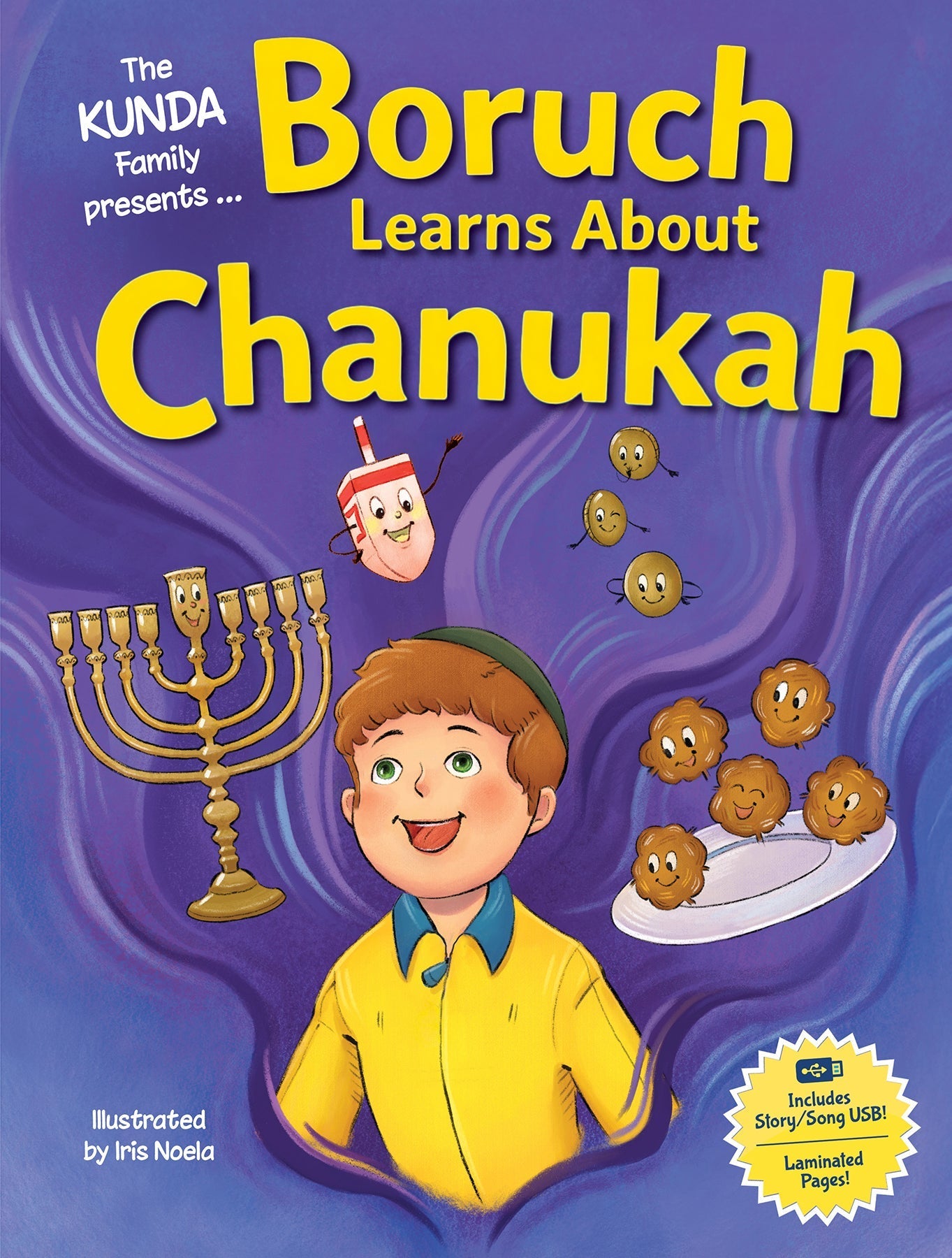 Boruch Learns About Chanukah by The Kunda Family — Judaica Press