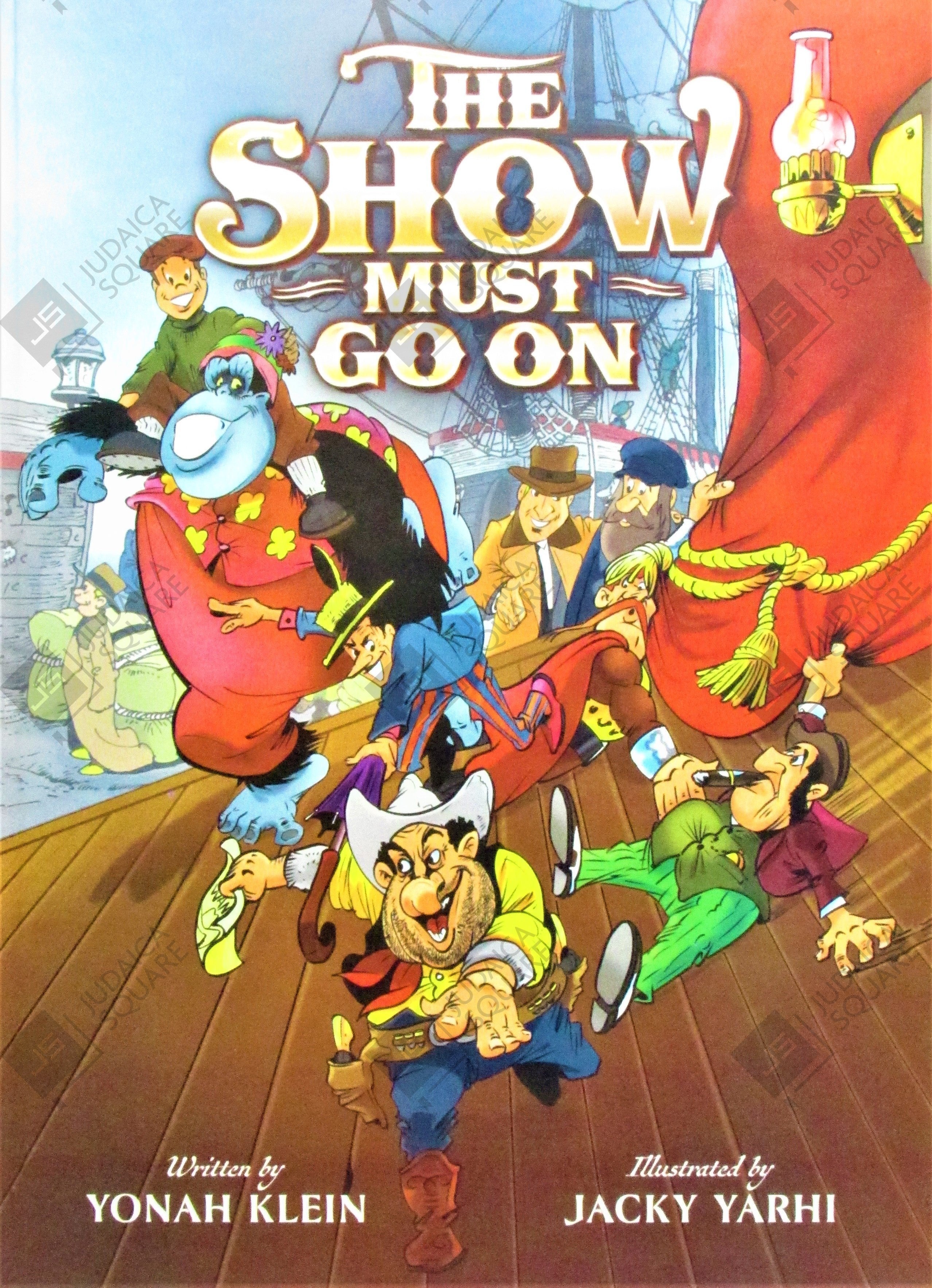 The Show Must Go On – Jewish comic book cover by Yonah Klein