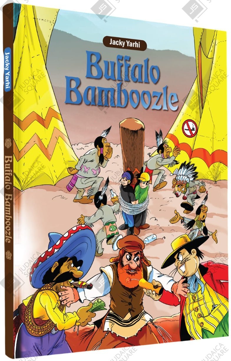 Buffalo Bamboozle – Jewish comic book cover by Jacky Yahri