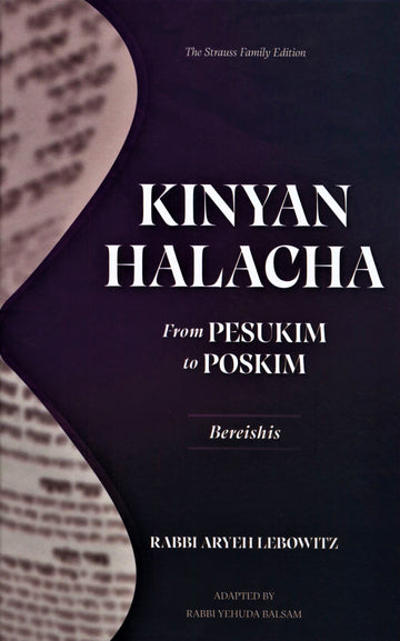 Front cover of Kinyan Halacha: From Pesukim To Poskim - Bereishis