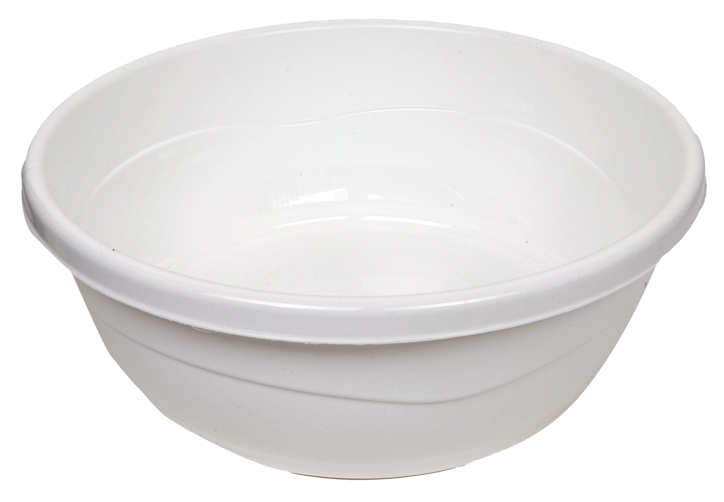 Plastic Washing Bowl White (Case Quantity 60 PC)