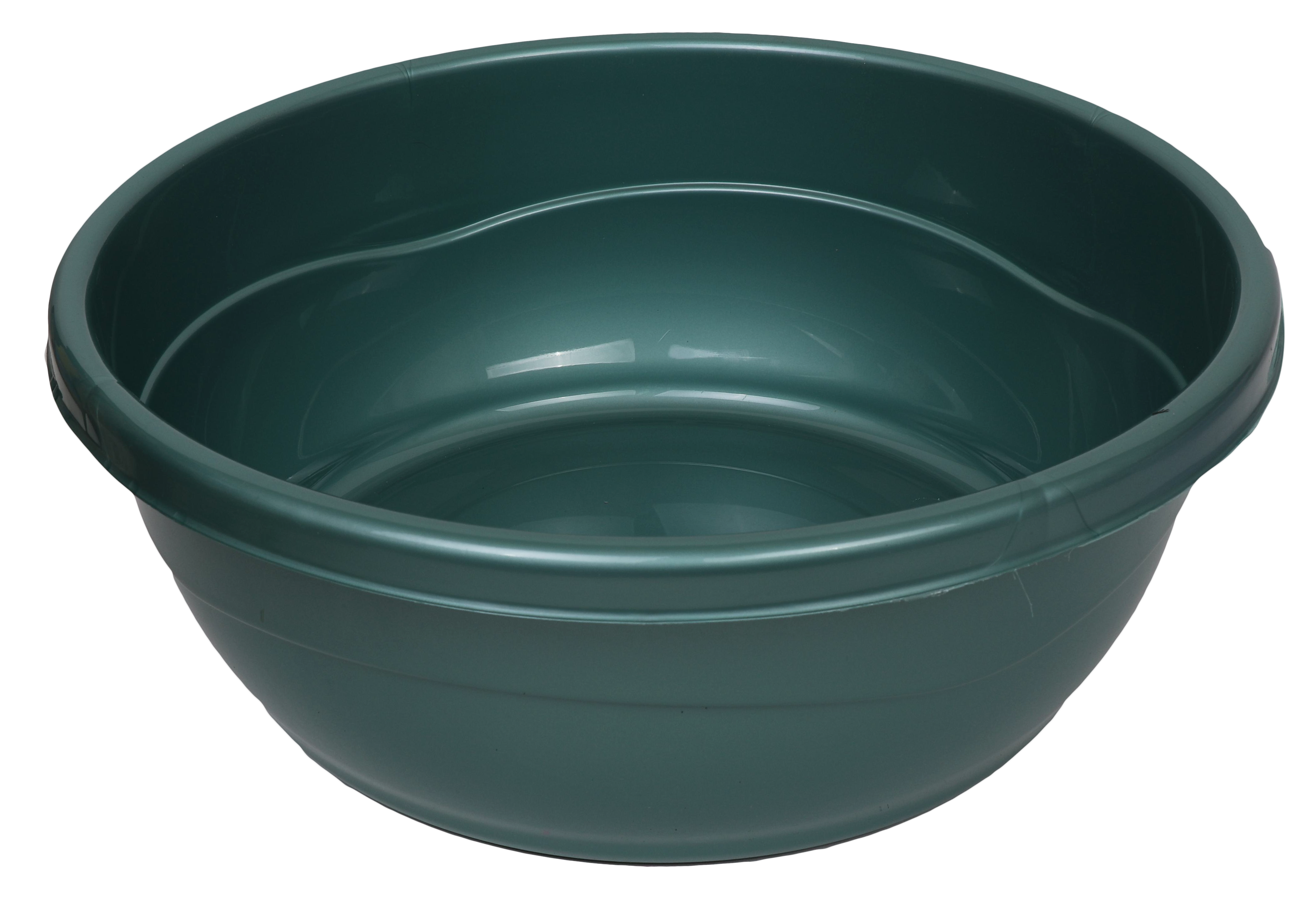 Plastic Washing Bowl Metallic Green (Case Quantity 60 PC)