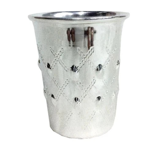 Kiddush Cup: Silver Plated Shiur Cup