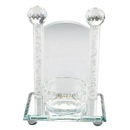 Yahrtzeit Candle Holder - Crystal