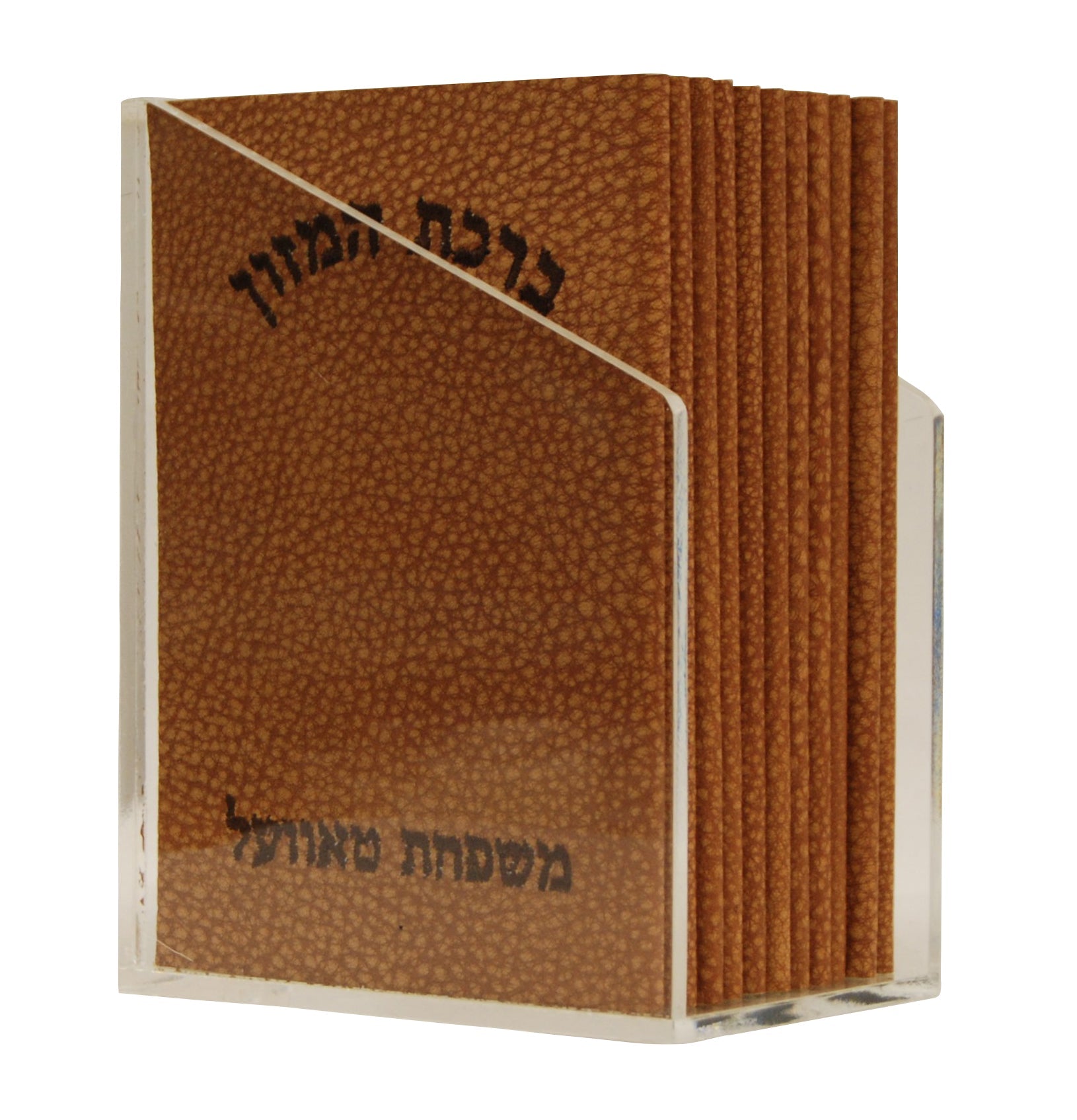 Prestige Leather Bencher — Chabad Design, Regal Collection (BEN-LB)
