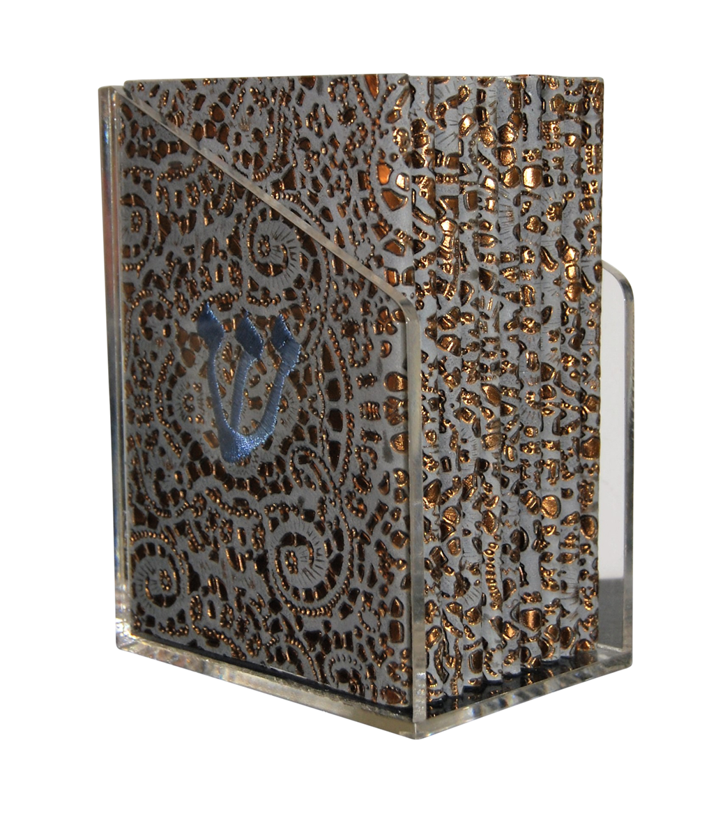 Prestige Leather Bencher — Geometric & Chabad Design, Premier Collection (BENI-LG)