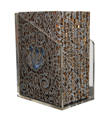 Prestige Leather Bencher — Geometric & Chabad Design, Premier Collection (BENI-LG)