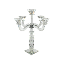 BT Shalom Collection: Crystal Candelabra Square Design