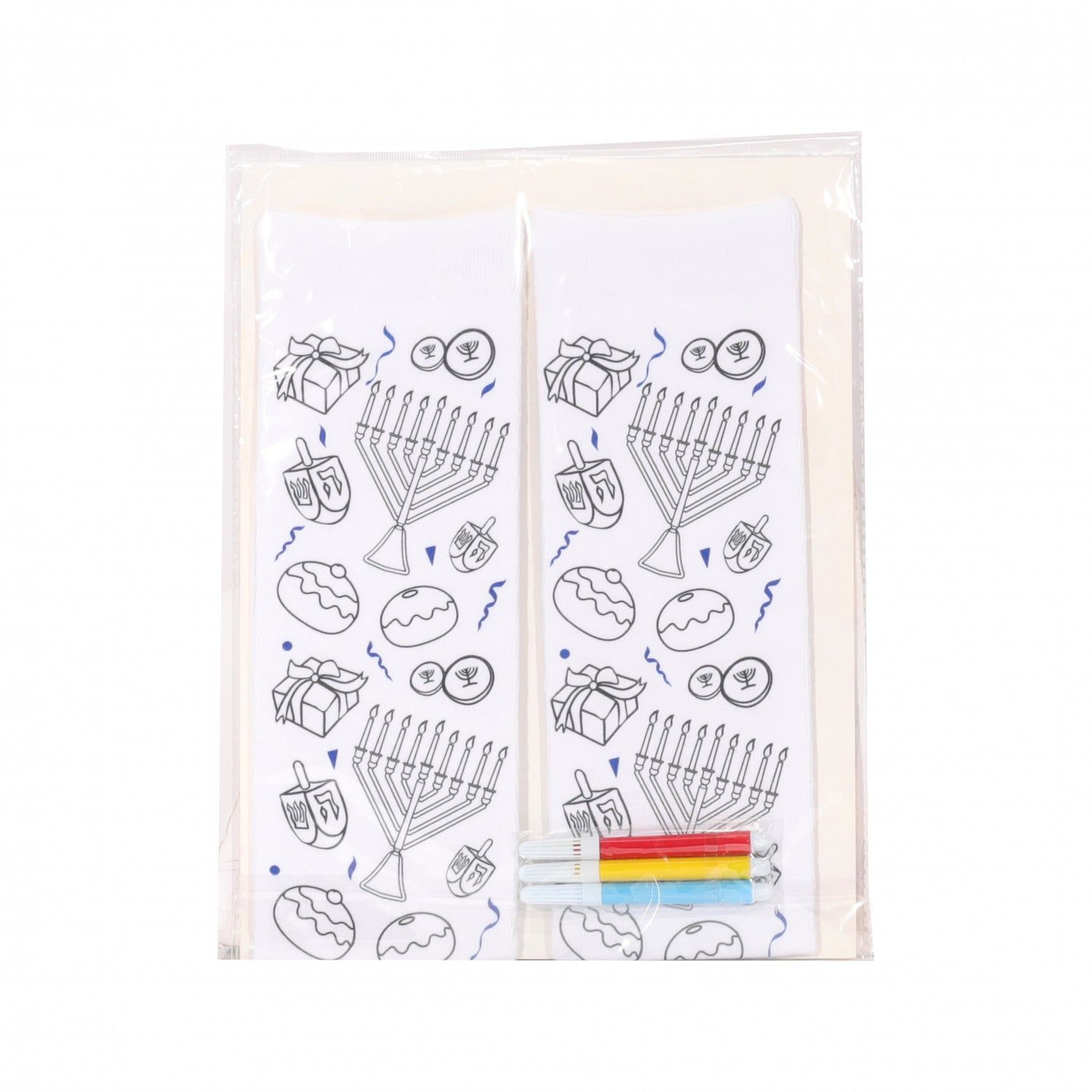 Chanukah Color In Socks — image 2 | Judaica Square Lakewood