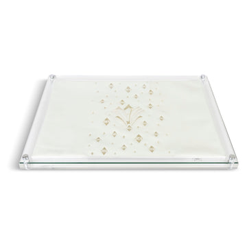 Leather-look glass challah board design 680