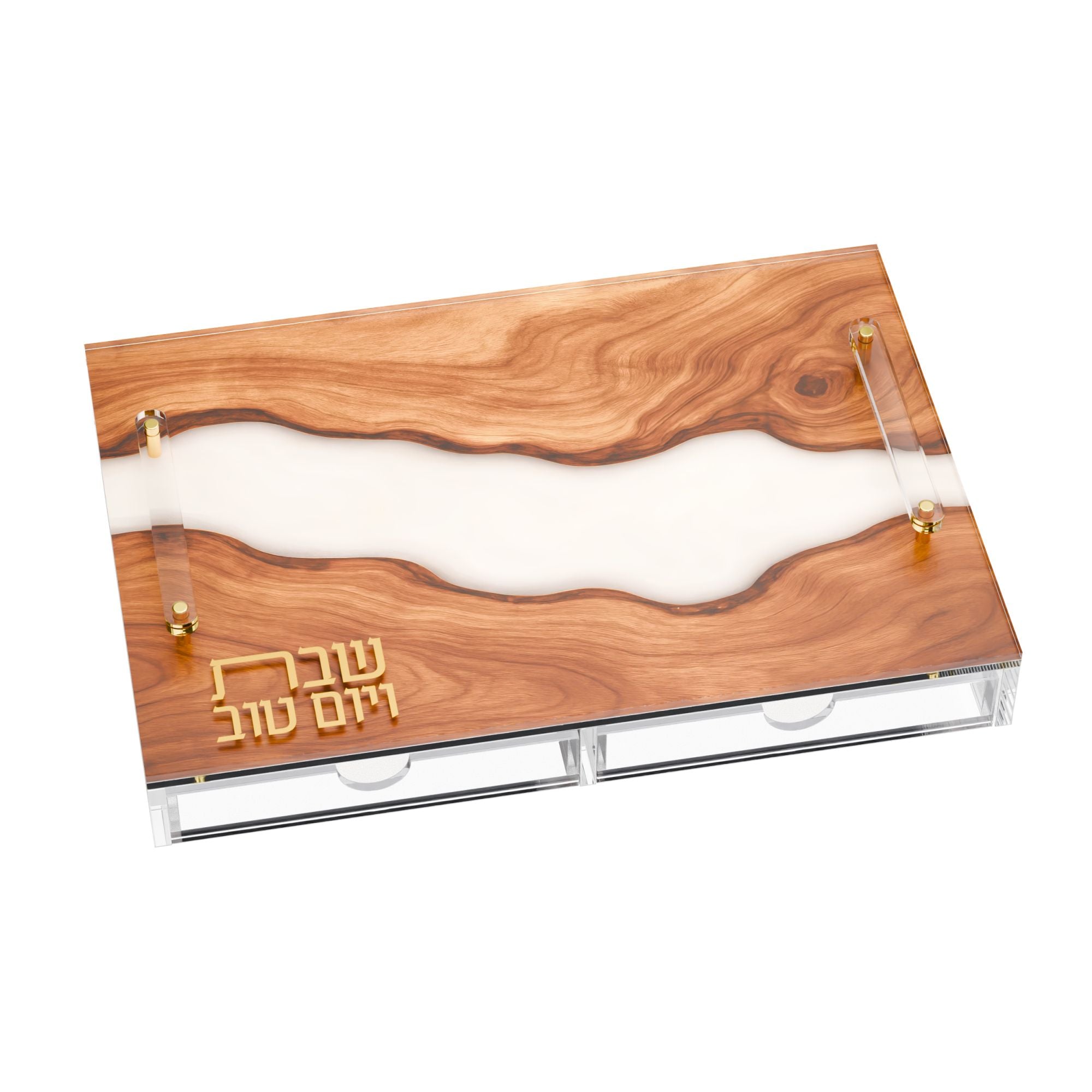 Resin Challah Board with Tray