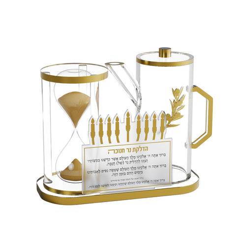 Hourglass & Oil Jug Set v.1