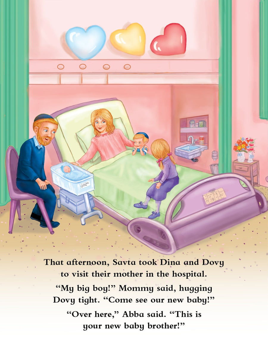 Lite Boy #8 - Dovy and His New Baby Brother | Judaica Square