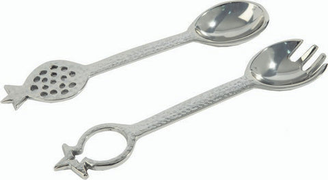 Emanuel Spoon Set -Pomegranate-Nickel Hammered(EM-SPH1)