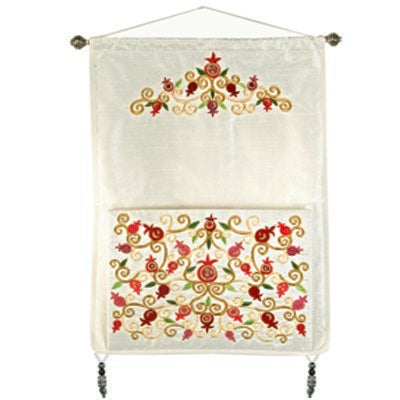 Wall hanging with pocket Pomegranates (EM-WF-2)