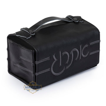 Black soft case esrog box design 1850 | Judaica Square Lakewood
