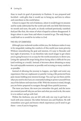Letting Go