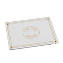 Feldart Collection: Lucite Challah Board Gilded Radiance - Leatherite