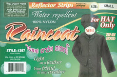 Mens Raincoat With Zip In Hood - For Hat Only