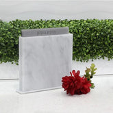 Waterdale Collection: Lucite Bencher With Marble Box (Set of 8)