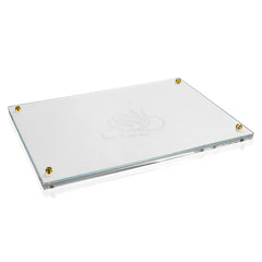 Waterdale Collection: Lucite Challah Board Embossed Regal