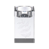 Waterdale Collection: Engraved Crystal Tea Light Holders