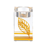 Waterdale Collection: Painted Crystal Tea Light Holders