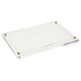 Waterdale Collection: Lucite Hadlakas Neiros Tray - Hemstitch