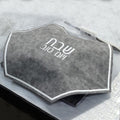 Waterdale Collection: Challah Cover Faux Leather Hexagon