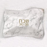 Waterdale Collection: Challah Cover Faux Leather Marble Design