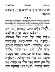 Artscroll Tehillim/Psalms with English Introductions