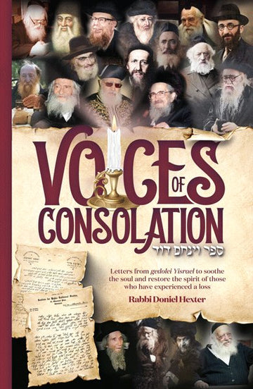 Front cover of Voices of Consolation by Rabbi Doniel Hexter
