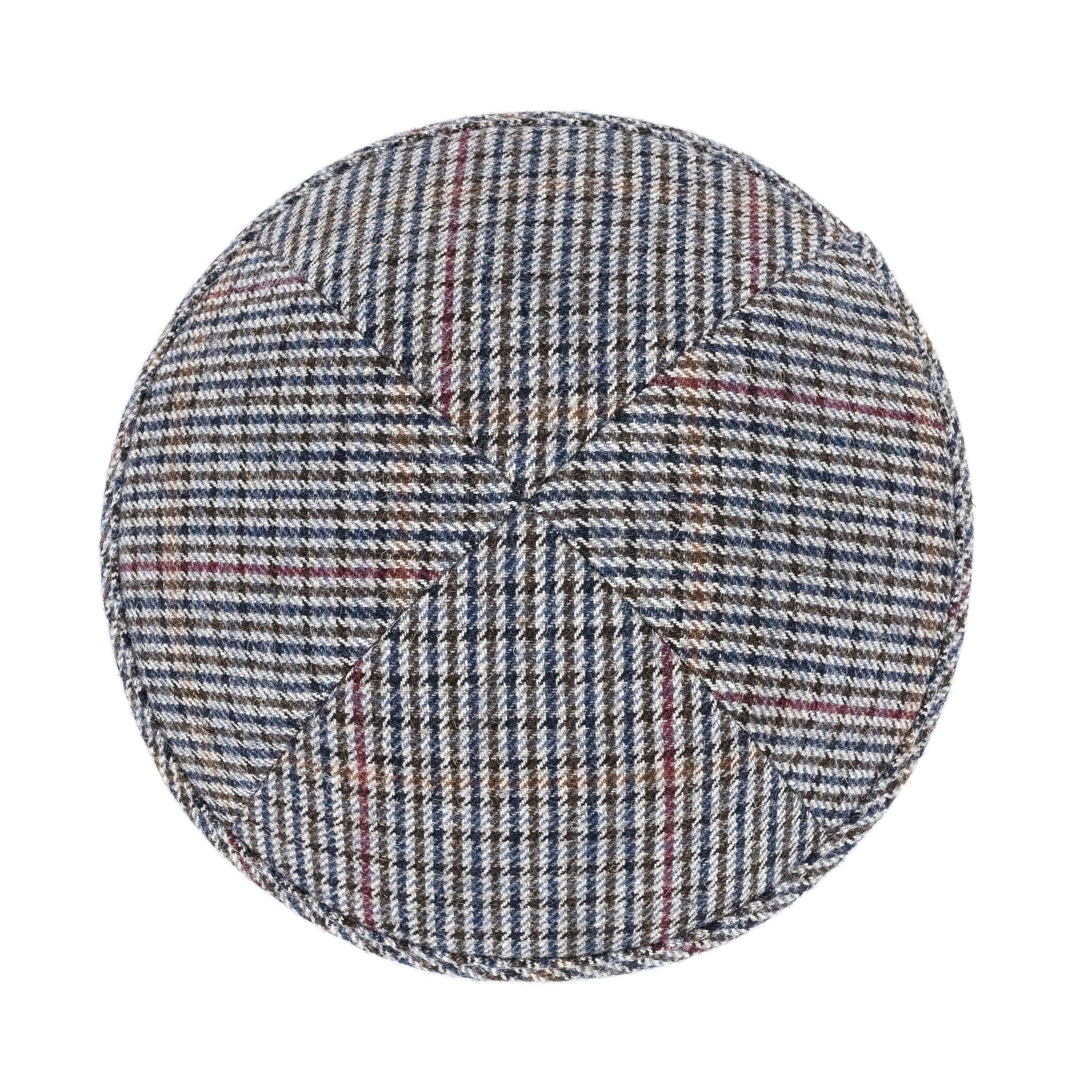 Yarmulka Kippah - side view showing six-panel design