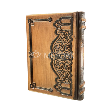 Bronze Leather Siddur Style 50 - Judaica Accessories