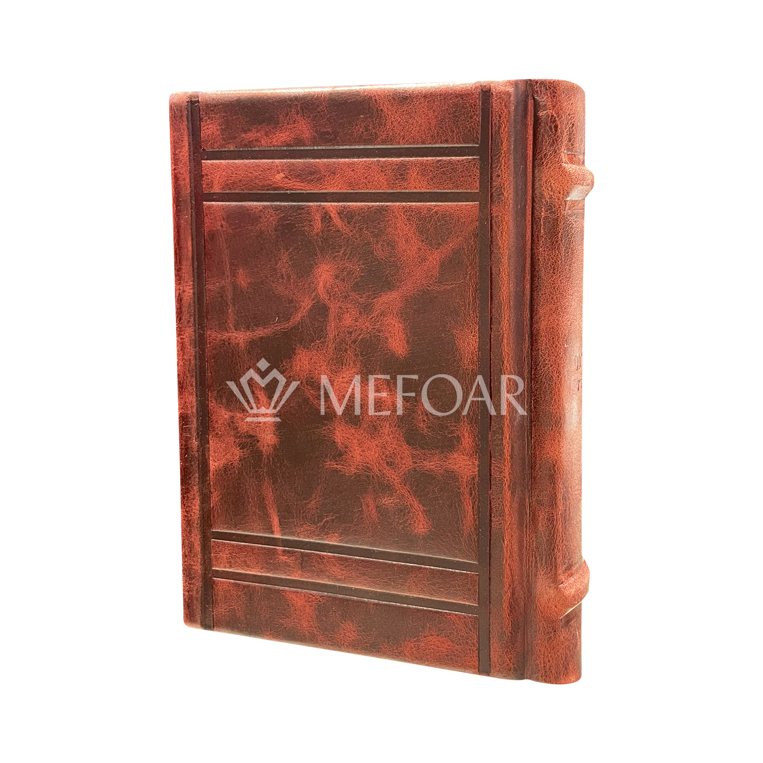 Burgundy Leather Tehillim Style E30 - Judaica Accessories