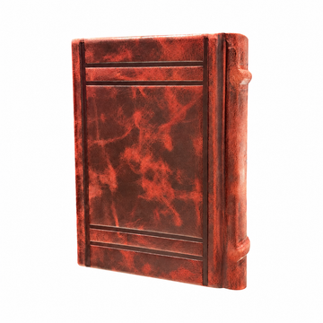 Burgundy Leather Tehillim Style E30 - Judaica Accessories