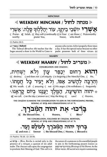 Nusach Sefard interlinear Minchah and Maariv behind a blank white cover, 176 pages, cover view