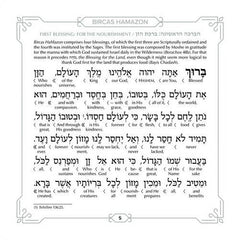 Schottenstein Interlinear Zemiros Shabbos: Faux Leather with Lucite Case (Set of 6)